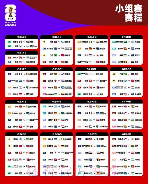 2026世界杯比赛时间准不准